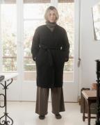 BASERANGE Capas Coat Kvinde Black Overgangsjakker Str M-L - hos Magasi...