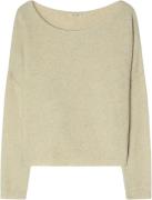 American Vintage Dam225h22 Kvinde Beige Sweaters Str M/L - hos Magasin