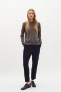 InWear Adianiw Pull On Pant Kvinde Black Bukser Med Lige Ben Regular F...