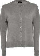 Sand 5619 Eunsol Cashmere Blend Cardigan Kvinde Grå Cardigans Str L Ca...