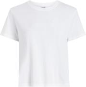 Calvin Klein Classic 2 TEE Mand Classic White Kortærmede T-shirts Str ...