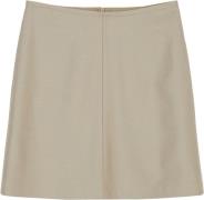 Marc O’Polo Mini Skirt, Ashape, High Waist, se Kvinde Chalky Mauve Kor...