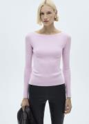 MANGO Sweater. - Yate Kvinde Lt-pastel Purple Sweaters Str S - hos Mag...