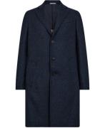 Pal Zileri Coat Mand Blue Navy Overgangsjakker Str 56 - hos Magasin