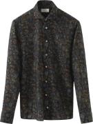 ETON Floral Merino Wool Shirt, Brown, 35 Mand Brun Langærmede Skjorter...