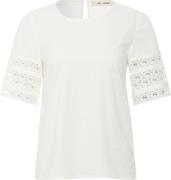 Rue de Femme ¤ Marcia Blouse RdF ¤ Kvinde Offwhite Kortærmede Bluser S...