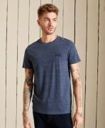 Superdry Vintage Logo EMB TEE Mand Creek Navy Heather Kortærmede T-shi...