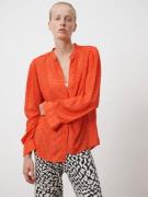 Lala Berlin Blouse Baran Kvinde Hot Orange Sweaters Str L - hos Magasi...