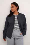 Kaffe Curve Kcmerla Jacket Kvinde Black Oyster Overgangsjakker Str 46 ...