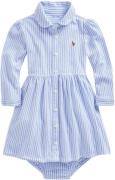 Polo Ralph Lauren YD Oxford Meshstripe Dress-dr-knt Str 6M / 6-9 mdr -...