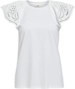 Object Objjarry RE SS TOP 133 Kvinde Bright White Toppe Str L - hos Ma...