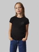 Calvin Klein CK Signage Slim SS Tshirt Str 8 - Ck Black Kortærmede T-s...