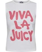 Juicy Couture Viva LA Juicy Tank Kvinde White Toppe Str L - hos Magasi...