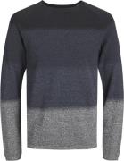 Jack & Jones Jjehill Knit Crew Neck Noos Mand Navy Blazer/gradient Swe...