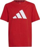 adidas Future Icons 3ipes Logo T-shirt 140 - T-shirts Bomuld hos Magas...