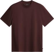 J. Lindeberg Ace Mock Neck Tshirt Mand Bitter Chocolate Kortærmede T-s...