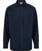 Filippa K Relaxed Cotton Shirt Mand Dawn Blue Langærmede Skjorter Str ...