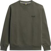 Superdry Essential Logo Crew Sweatshirt Mand Dark Grey Green Sweatshir...