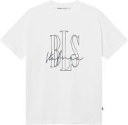 BLS Hafnia Signature Outline Tshirt Mand White Kortærmede T-shirts Reg...