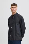 !Solid Sdpete SH Shirt Mand True Black Melange Langærmede Skjorter Reg...