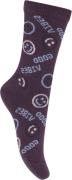 Melton Smiley Socks Str 27/30 - Hortensia Strømper Bomuld hos Magasin