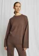 Bruun & Stengade BS Adalyn Knitwear Kvinde Brown Sweaters Str L - hos ...