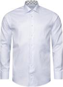 ETON Cont. Fit Light Blue Cotton & Tencell Lyocell Shirt Mand Lyseblå ...