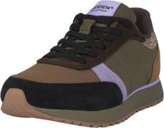 Woden Ronja Kvinde Dark Olive/orchid Sneakers Str 40 - Læder hos Magas...