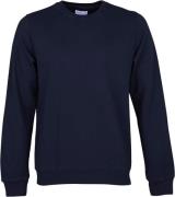 Colorful Standard Classic Organic Crew Mand Navy Blue Sweatshirts Str ...