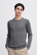 Casual Friday Cfkent Merino Crew Neck Knit Mand Pewter Mix Sweaters Sl...