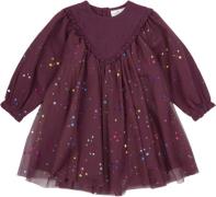 The New Tnsmibby L_S Dress Str 80 cm Piger - Crushed Berry Kjoler Bomu...