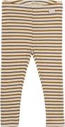 PETIT PIAO Legging Modal Striped Str 80 cm - Chocolate Brown/g Legging...