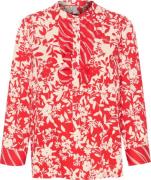 Culture Cumay Shirt Kvinde Red Flower Mix Langærmede Bluser Str L - ho...