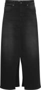 ICHI Ihtwiggy SK6 Kvinde Washed Black Maxi Nederdele Loose Fit Str 40 ...