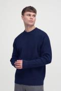 !Solid Sdhami Knit Mand Insignia Blue Sweaters Regular Fit Str L - hos...