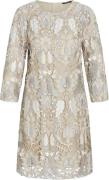 Bruuns Bazaar Abutilonbbkata Dress Kvinde Silver Beige Korte Kjoler St...