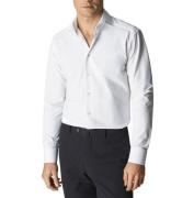 ETON White Fourway Stretch Shirt - Contemporary Fit Mand Hvid Langærme...