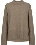 DAY Birger et Mikkelsen Josie Cozy Days RD Kvinde Beige Melange Sweate...