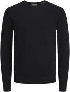 Jack & Jones Jjeemil Knit Crew Neck Noos Mand Sort Sweaters Str L - ho...