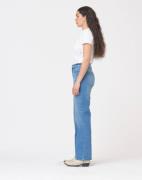 Tomorrow Brown Straight Jeans Wash Iowa Kvinde Denim Blue Straight Jea...