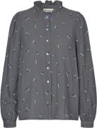 Lollys Laundry Riverll Shirt LS Kvinde Grey Langærmede Skjorter Str L ...