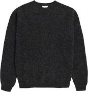 Norse Projects Birnir Brushed Lambswool Mand Grå Sweaters Str XL - hos...