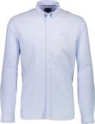 Lindbergh Solid Oxford Shirt L/S Mand Blå Langærmede Skjorter Str L - ...