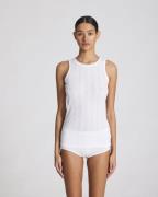 Gai&Lisva Alberte Cotton Top Gots 243975 Kvinde White Tanktoppe Str M ...