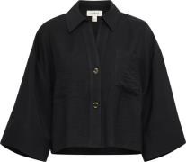 Soaked in Luxury Slsija Shirt Kvinde Black Langærmede Skjorter Str L -...