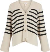 Object Objester LS Cardigan A DIV Kvinde Sandshell/black Cardigans Str...