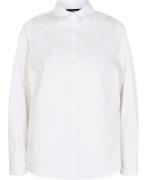 Micha Shirt_ Shirts Kvinde Brigh.Whit Langærmede Skjorter Str 40 - hos...