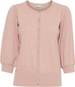 Fransa Zuganic 31 Cardigan Kvinde Misty Rose Cardigans Slim Fit Str S ...