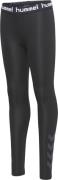 Hummel Hmltona Tights Str 10 år / 140 cm - Sort Leggings hos Magasin