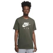 Nike air Tshirt Mand Beige Kortærmede T-shirts Str S - Bomuld hos Maga...